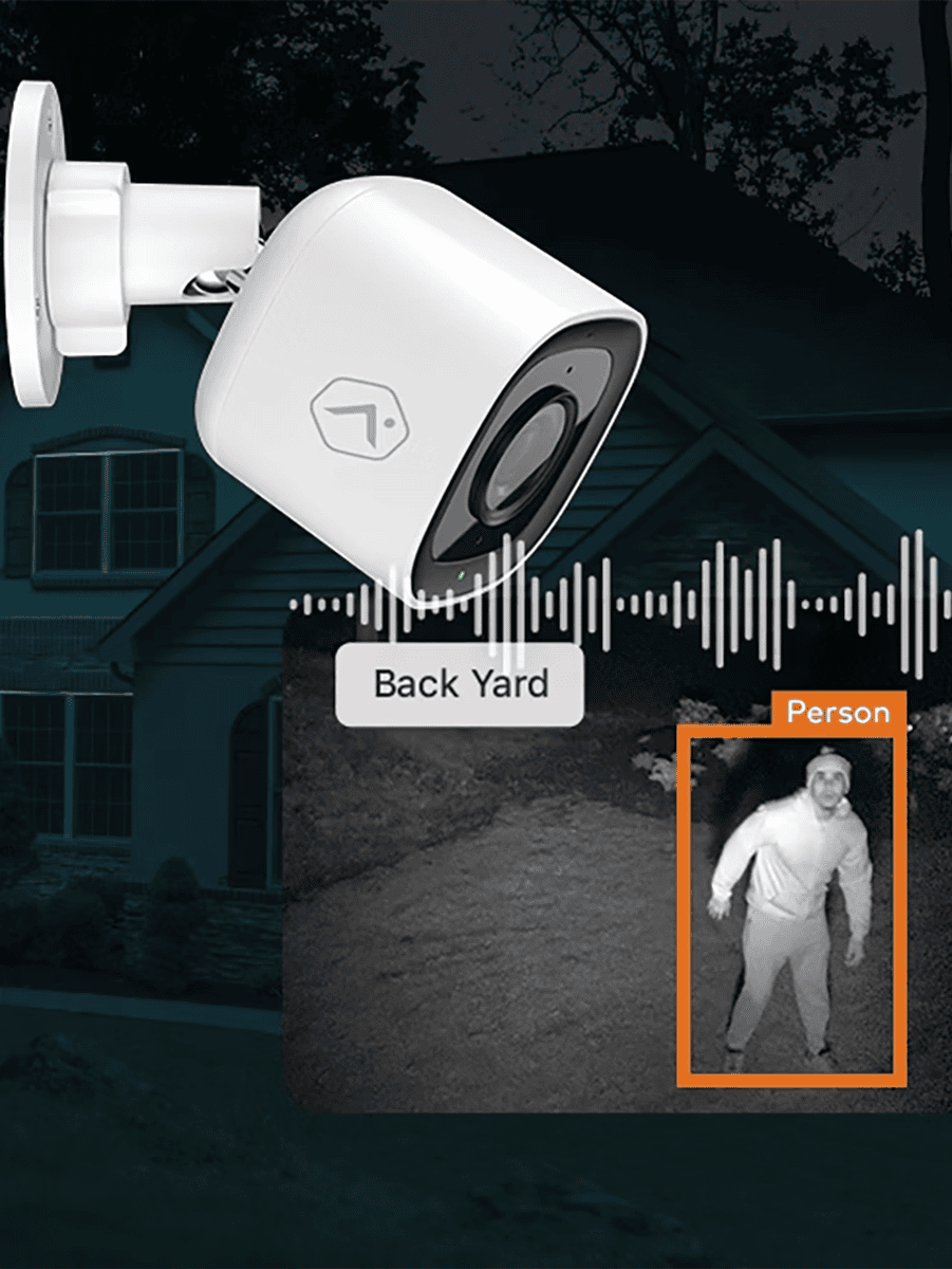 Security camera footage showing burglary in progress 