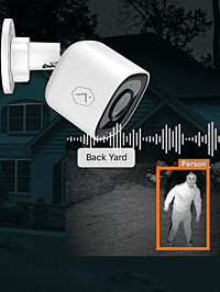 Security camera footage showing burglary in progress