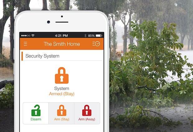 How home security protects you from storms
